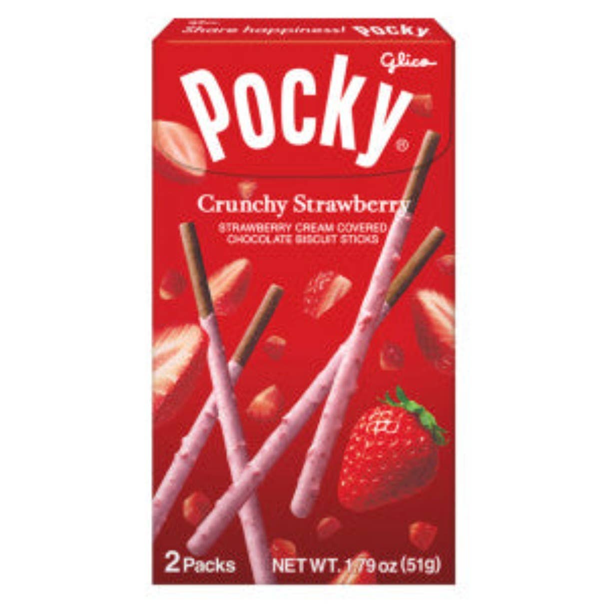 Glico Pocky Crunchy Strawberry