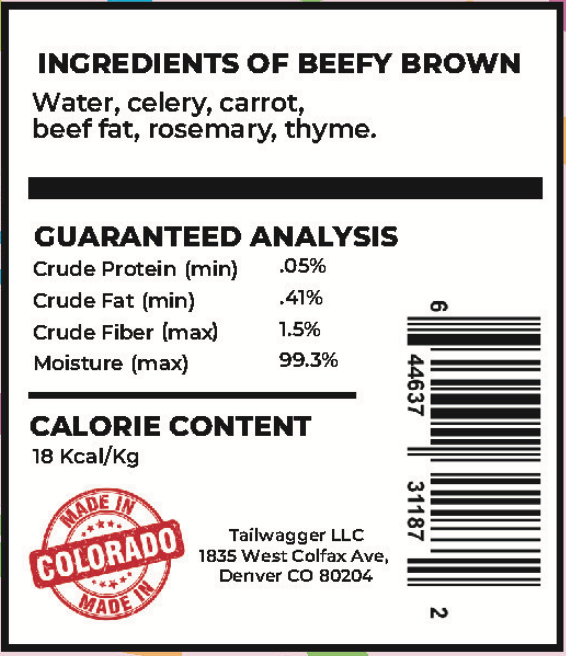 Beefy Brown Ale Dog Beer