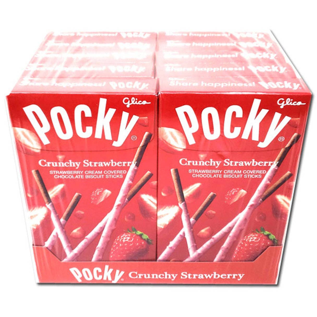 Glico Pocky Crunchy Strawberry