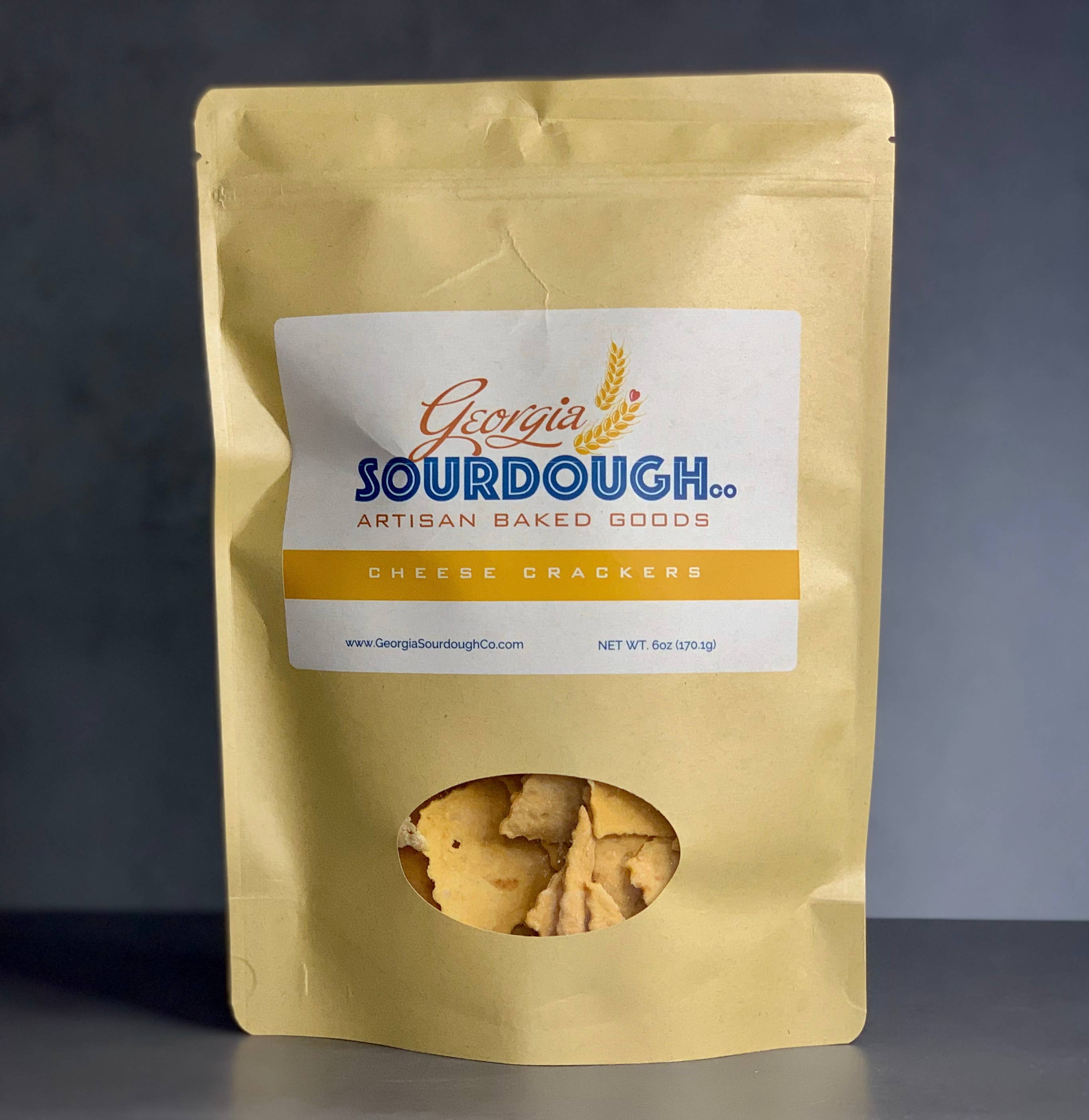 Georgia Sourdough Cheese Crackers