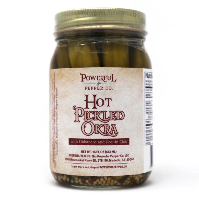 HOT Pickled Okra