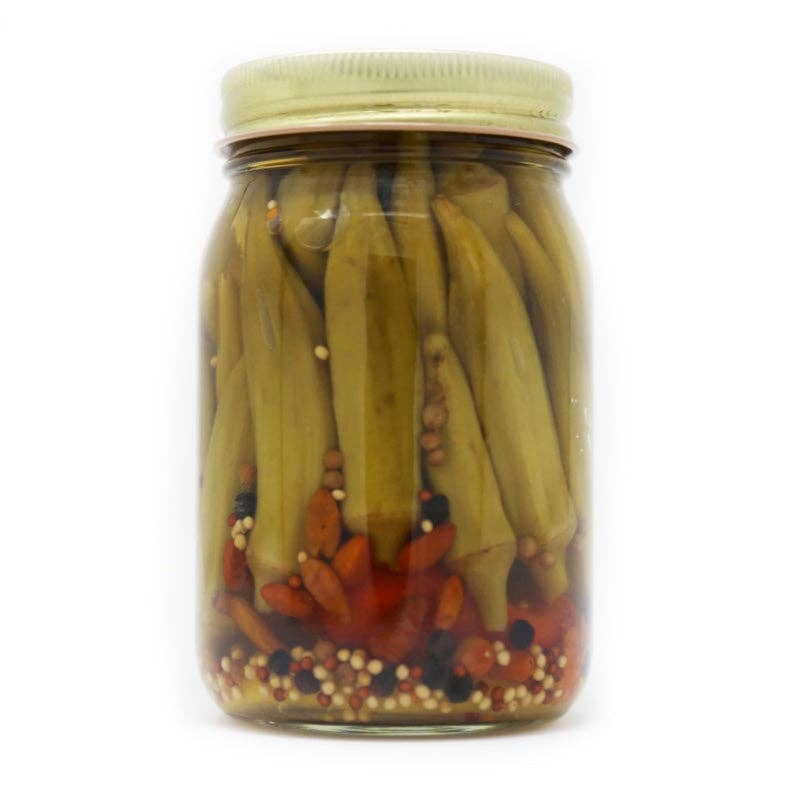 HOT Pickled Okra