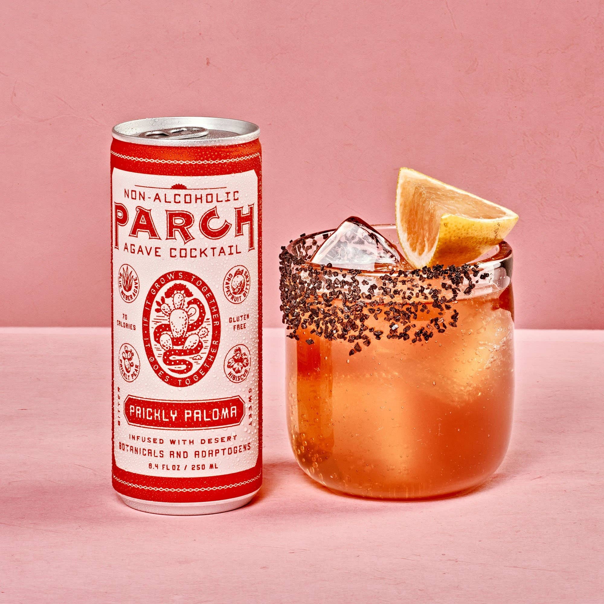 PARCH Prickly Paloma Non-Alc Agave Cocktail - 4 Pack