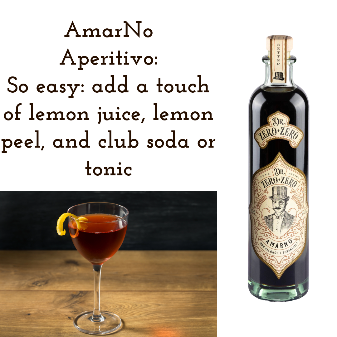 Dr Zero Zero AmarNo Award Winning Non-Alcoholic Amaro