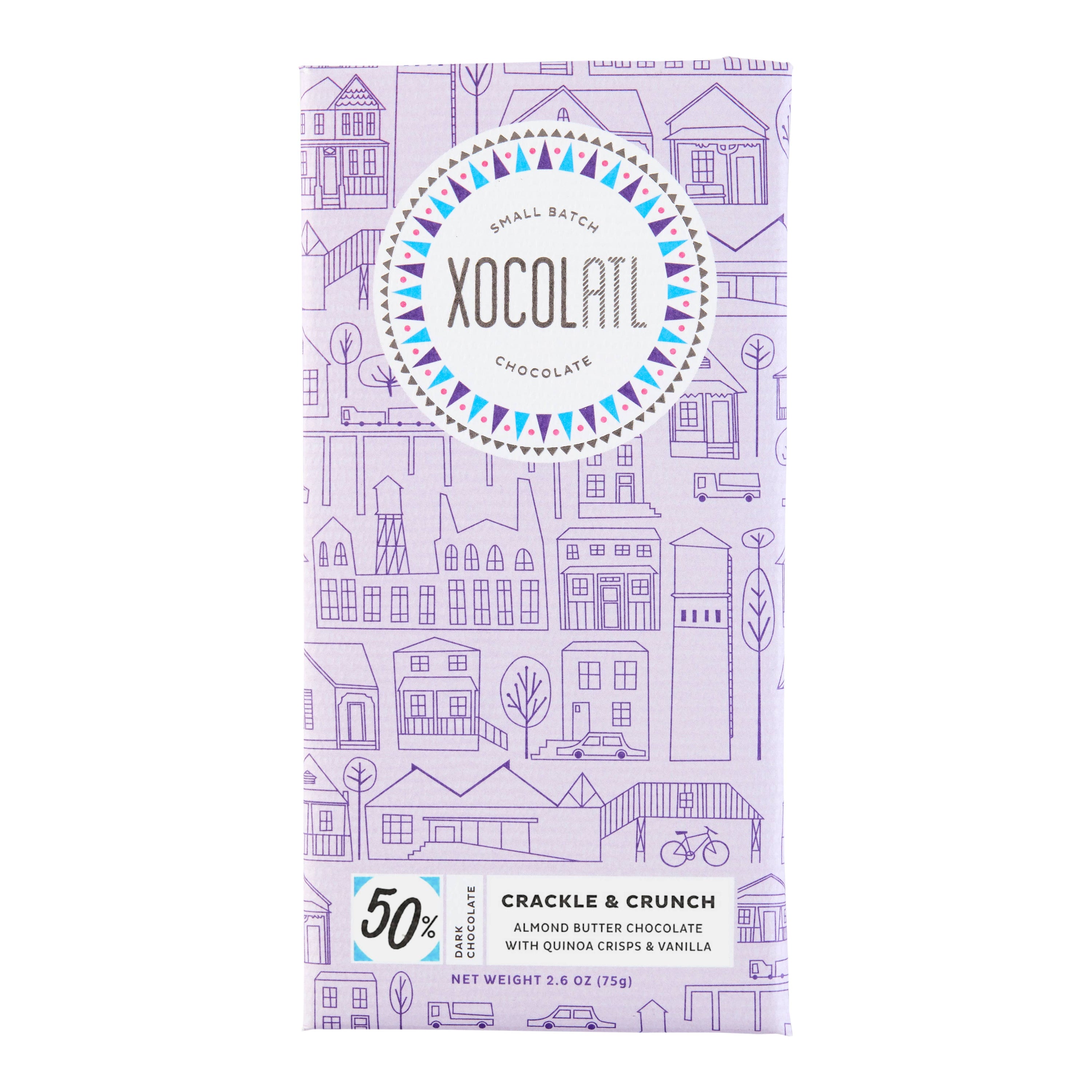 Crackle & Crunch: almond milk chocolate with puffed quinoa