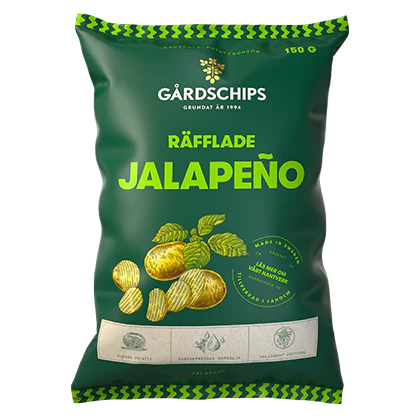 Gardschips Jalapeno Chips 150g Bags