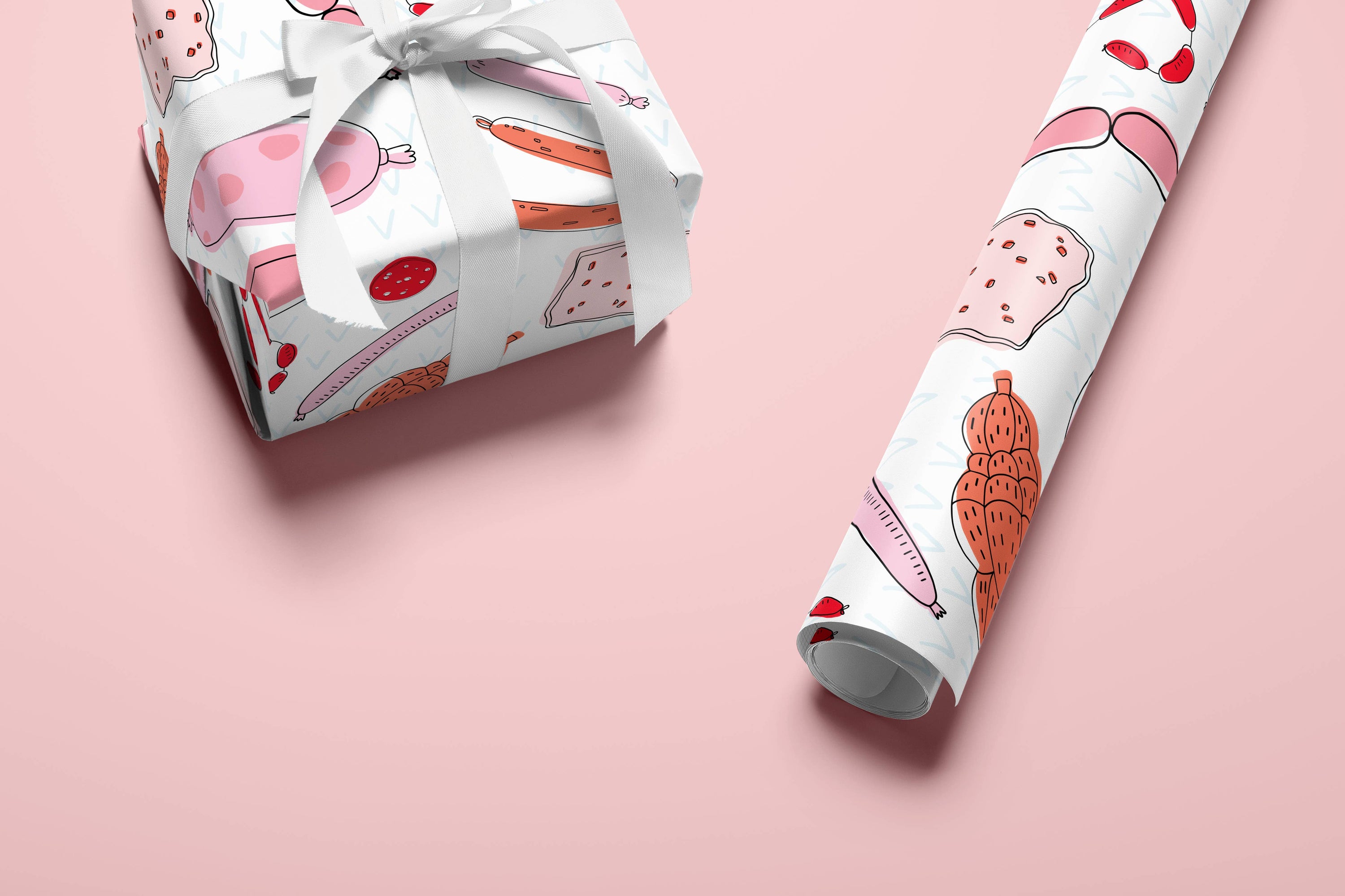 Charcuterie Wrapping Paper / Gift Wrap Sheet