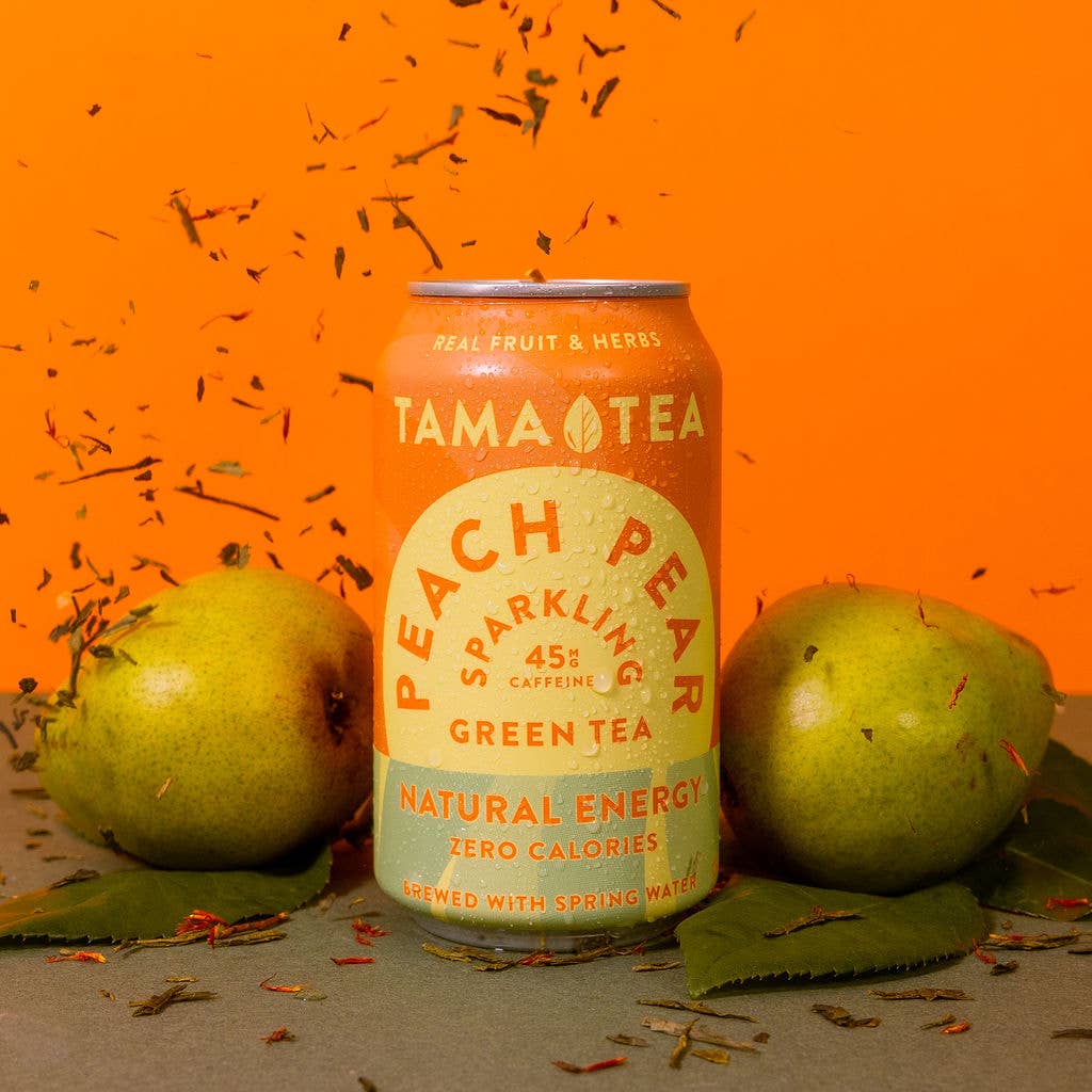 Peach Pear - Organic Sparkling Green Tea