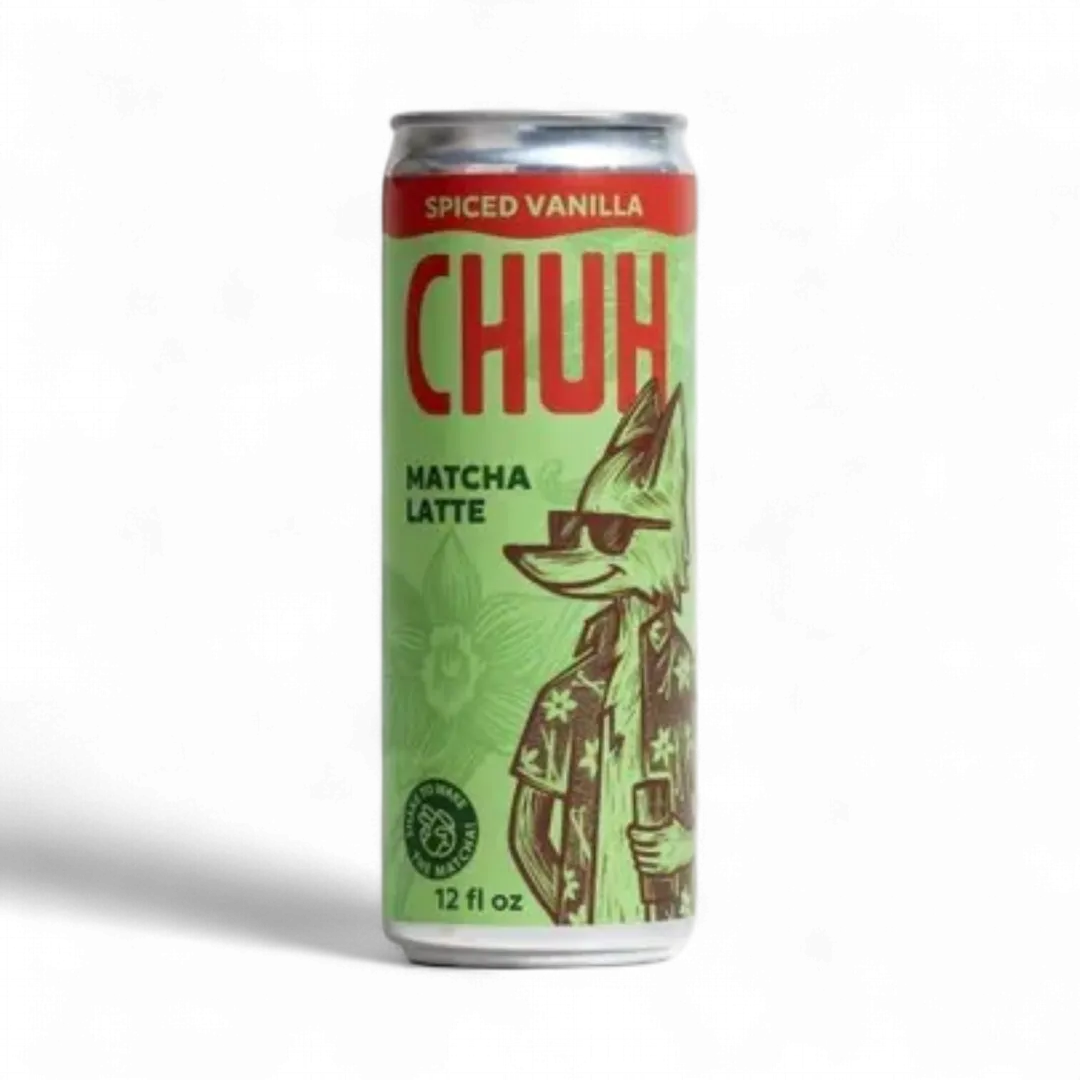 Chuh Spiced Vanilla Canned Matcha Latte