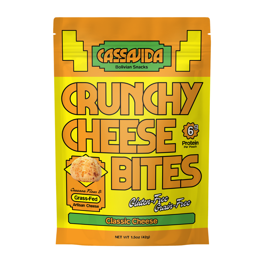 Cassavida Crunchy Cheese Bites - Classic Cheese