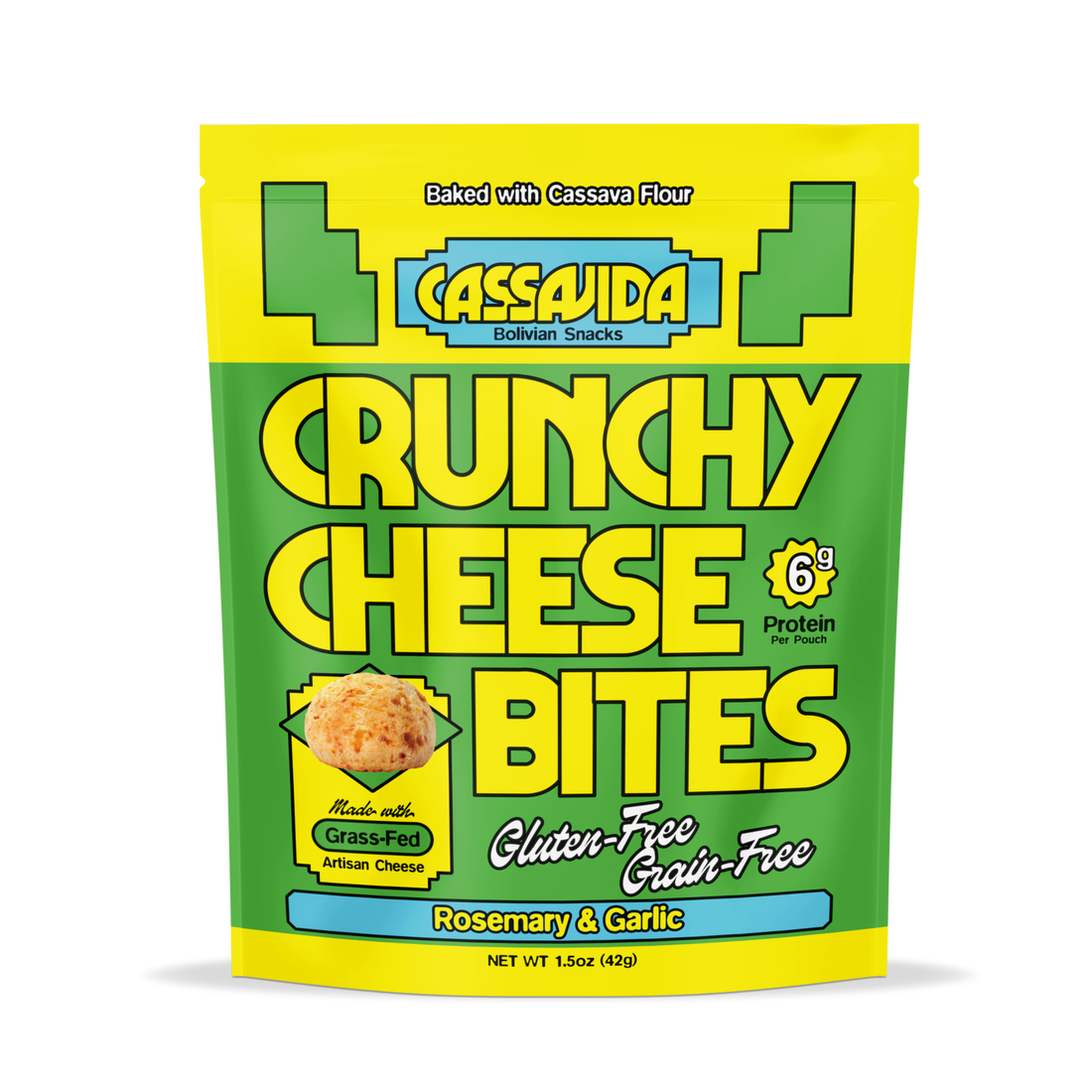 Cassavida Crunchy Cheese Bites - Rosemary & Garlic