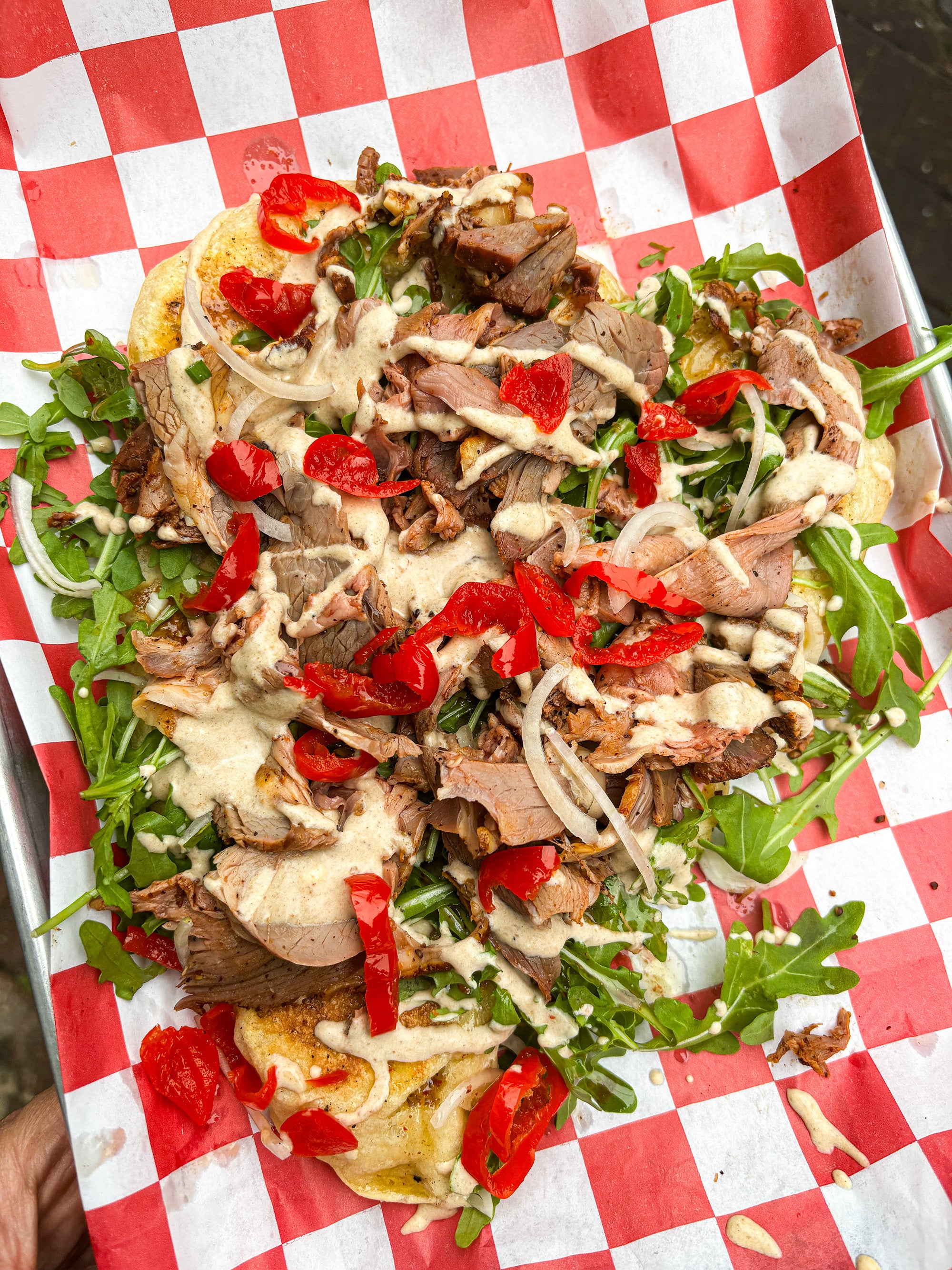 Shaved Smoked Choate Farms Leg of Lamb